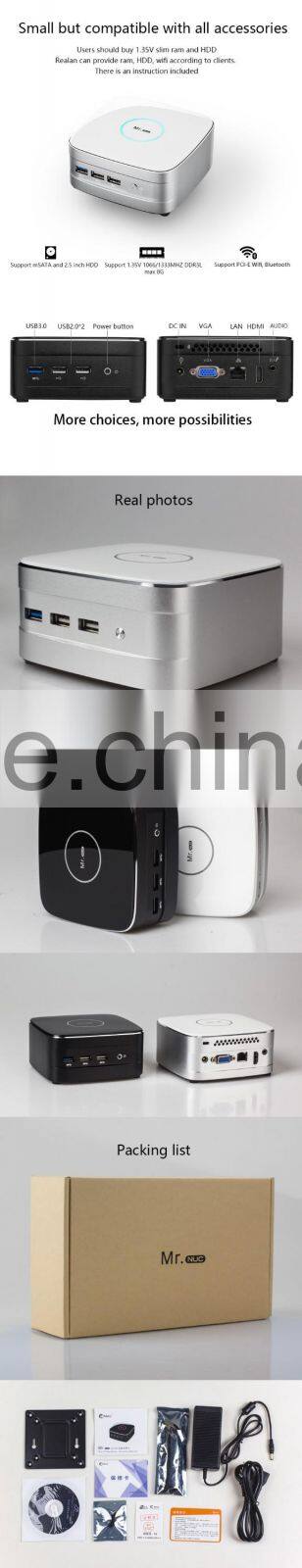 Mr.NUC-BTJ1900-V3U Celeron J1900 Quad Core NUC mini PC Manufacture