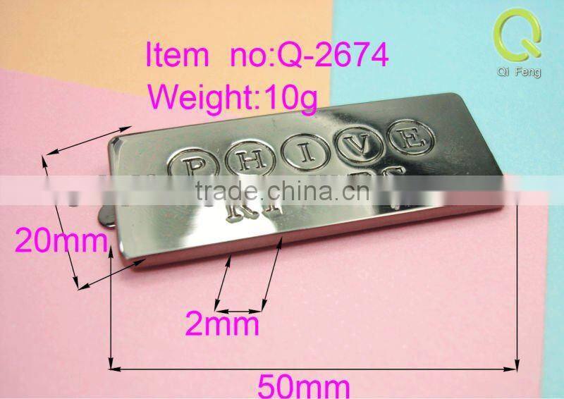 handbag hanger stand table bag decoration metal logo q-2674