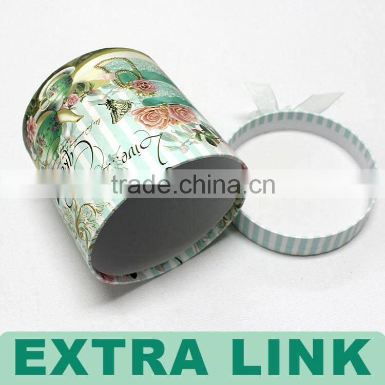 Fashion Slim long purple fancy paper made luxury candle paper tube