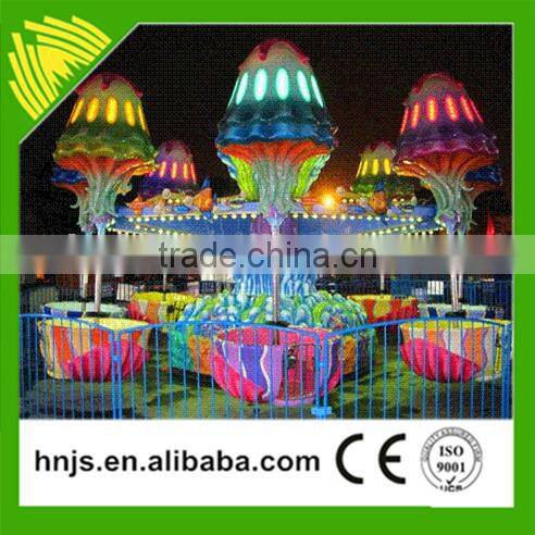 Indoor Playground Equipment Kiddy Family Rides Happy Jellyfish For Sale