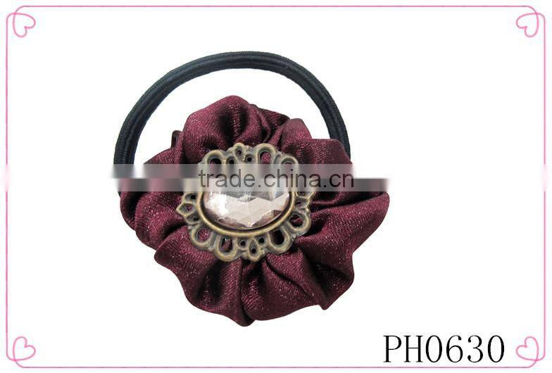 Fabric elastic hair band,glitter elastic hair bands for womens