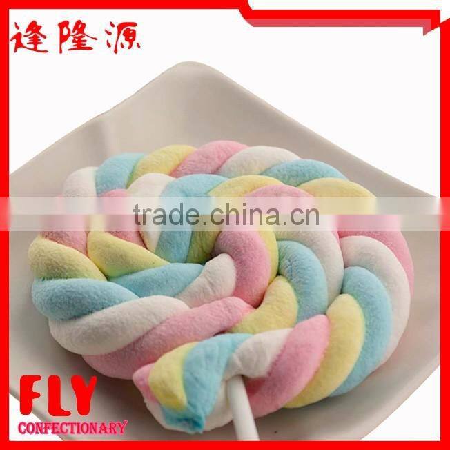 FLY-Foods Brand Twisted Marshmallow Lollipop Pop