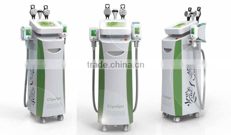 Trade assurance! 5 handles cryolypolisis freezing equipment cool shape fat freezing machine