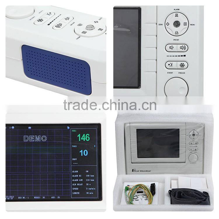 8.4-inch screen color LCD high resolution Fetal / maternal monitor twins monitoring function as optional