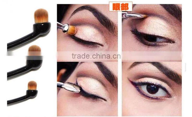 2016 New Professional 10 Pcs Soft Oval Toothbrush Design Makeup Brush Brush Makeup Cosmetics Tool Sets Foundation Brushes