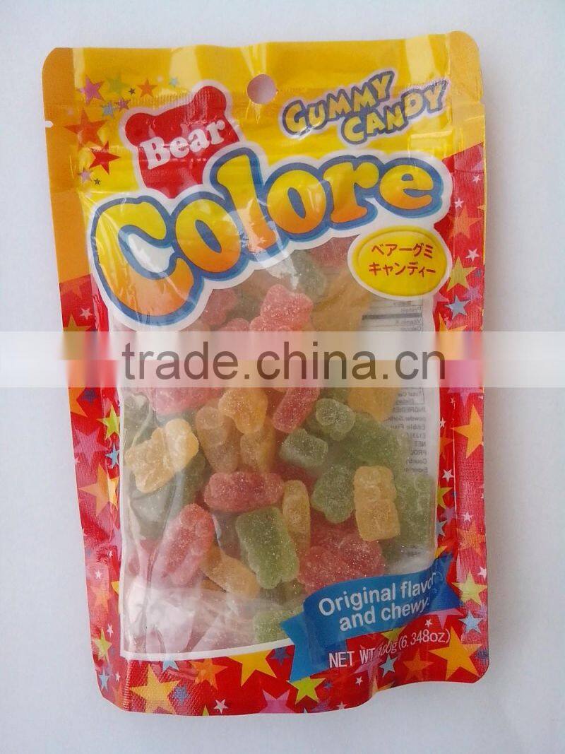 HACCP&ISO hot sell wholesale fruit flavor gummy candy snacks