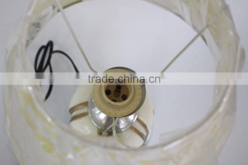 No.1 yiwu exporting commission agent wanted pretty european style bedside table decorative lamp
