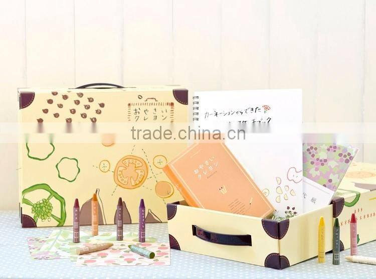 Japanese vegetable crayon pens made with safe ingredients