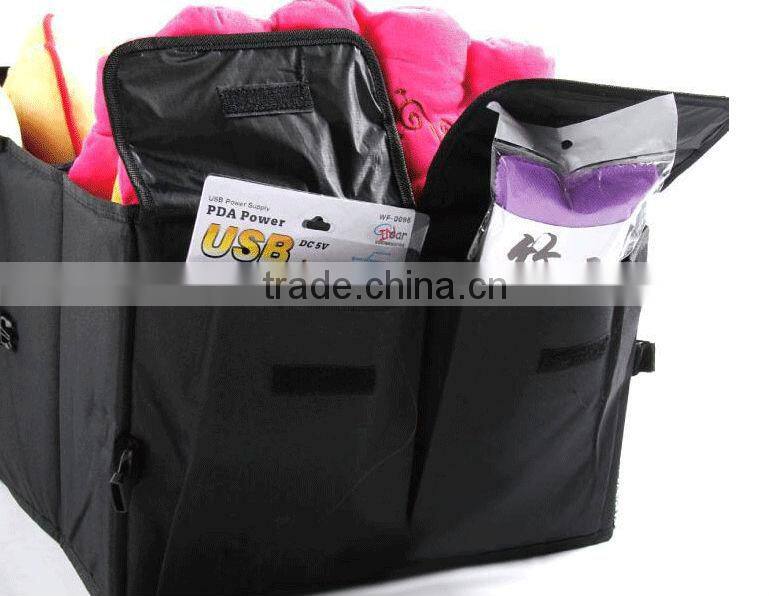 New Car Boot Storage Bags Folding Toolbox Non-Woven Fabric Organizer Box Supplies Locker Portable Car Trunk Carrying Reticule