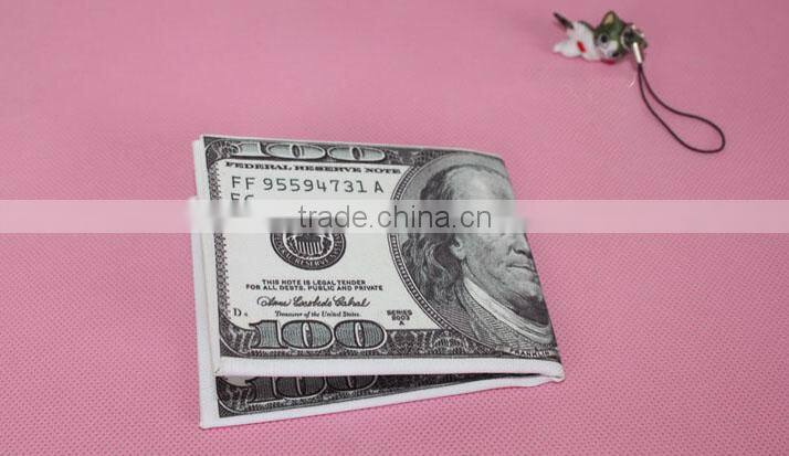 100 Dollar Bill Money Wallet Personalized Men Wallets
