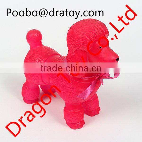 custom novelty 3d small plastic dog figurines