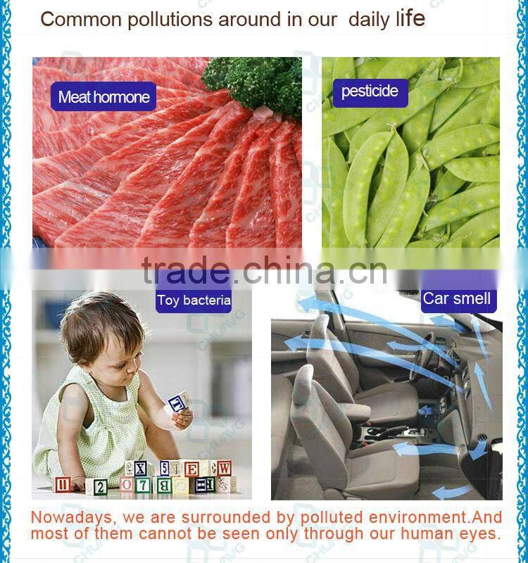 2013 best quality portable ceramic ionizer car air purifier
