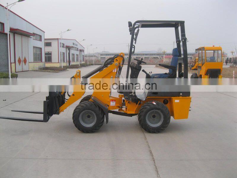 hot selling closed hydraulic system ZL08 mini loader quick-hitch JOYSTICK with CE