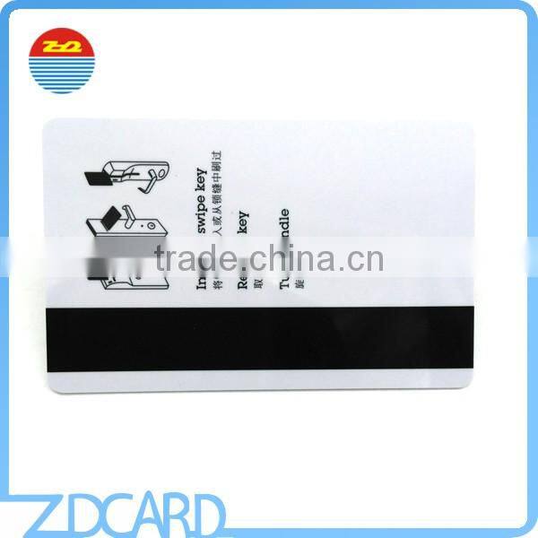 125Khz Magnetic RFID Hotel Key Card For Access Control
