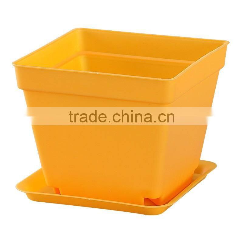 Cheap square black plastic plant flower nursery pot 10*8.5cm