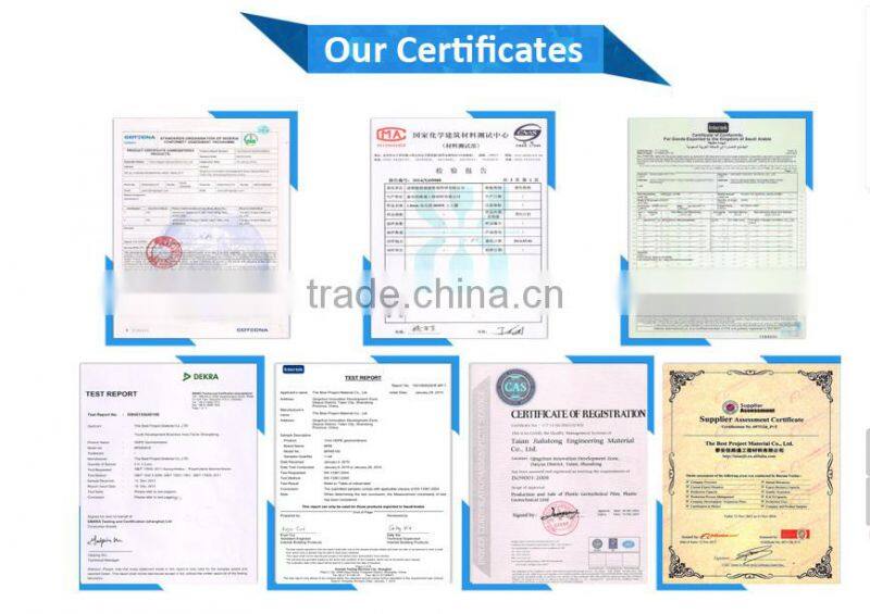 200g PET short fiber needle punched nonwoven geotextile