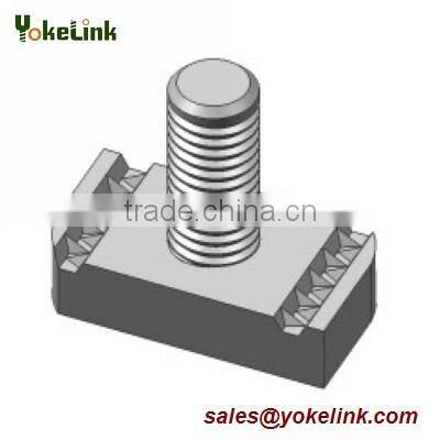 Hot sell Galvanized Stud Nut with Spring For solar Fastener M6,M8,M10,M12