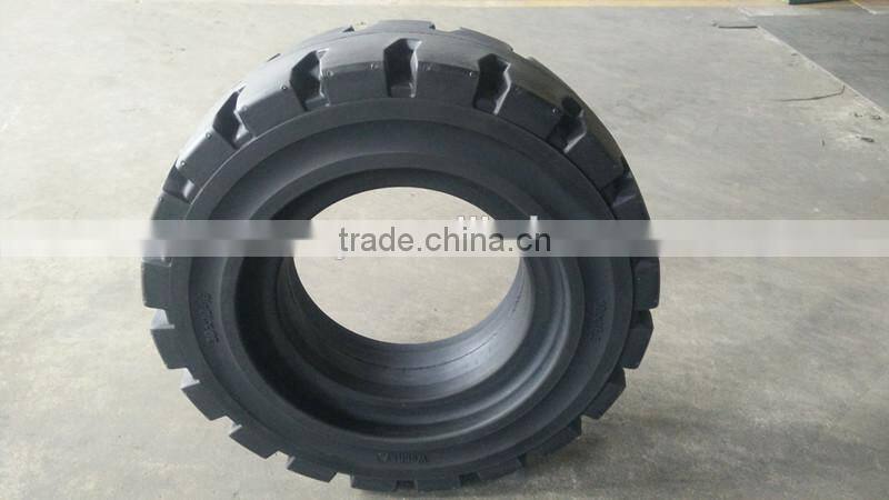 A Set of 4 Solid Flat Proof skid steer tires 12-16.5 12x16.5 for bobcat 843 853 863 873