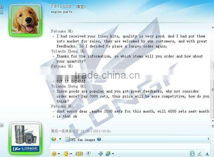 cylinder liner ok65a-10-311 for js k2700