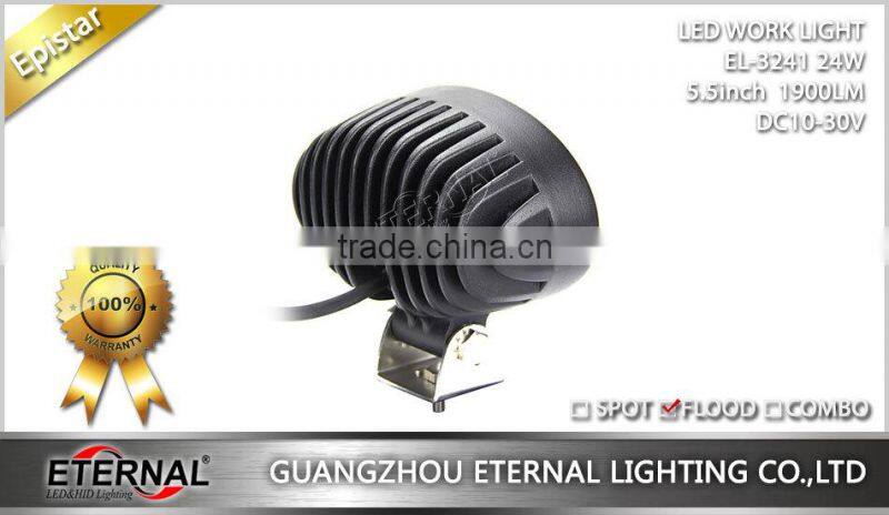 24W 5.5in off road motorcycle powersports 4x4 racing led working light driving lamp