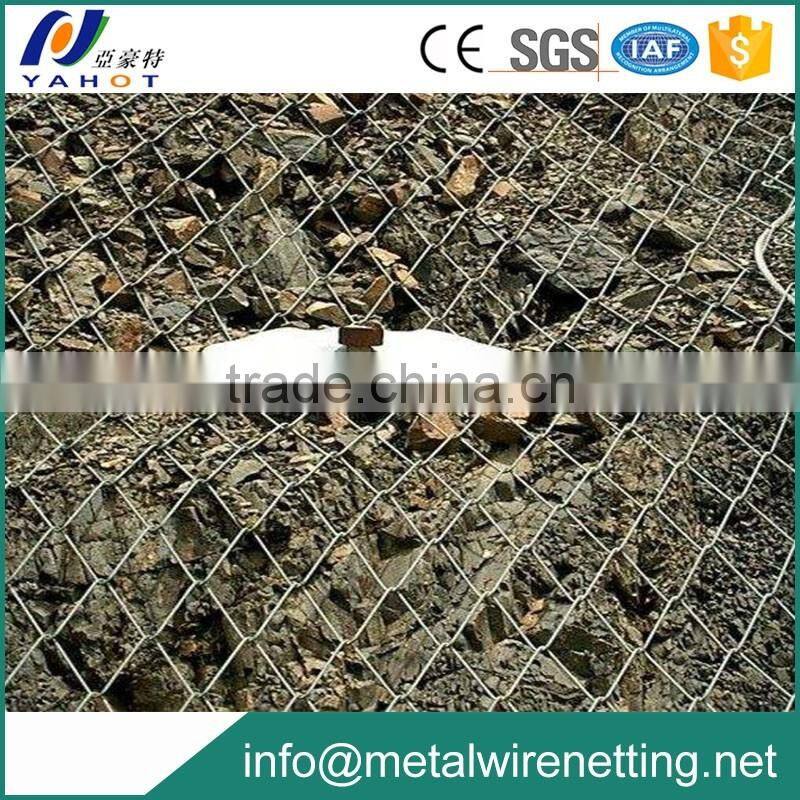 Color Polymer coating stainless steel slope protection metal net machine