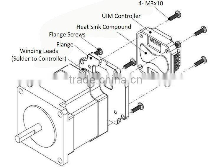 Self Pulsing Driver UIM24302 Step Controller with MCU for plastic extruder