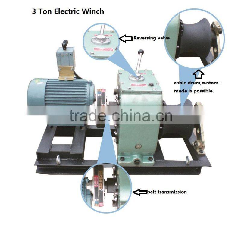 3 Ton Powered Electric Engine cable Winch
