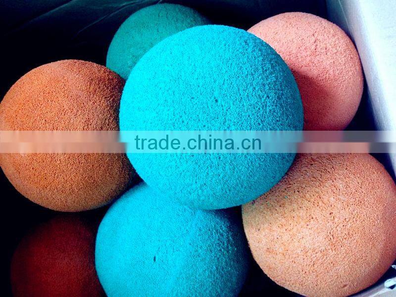 Concrete pipe cleaning balls, DN125 cleaning ball