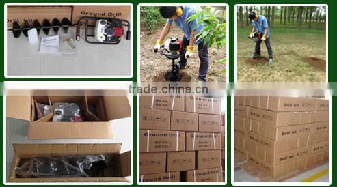 gasoline engine power earth driller ED-52 for plant tree