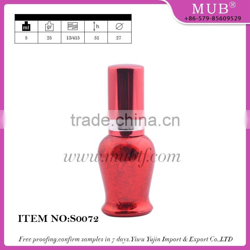 SOO66 mini screw sprayer bottle perfume glass bottles for cosmetic