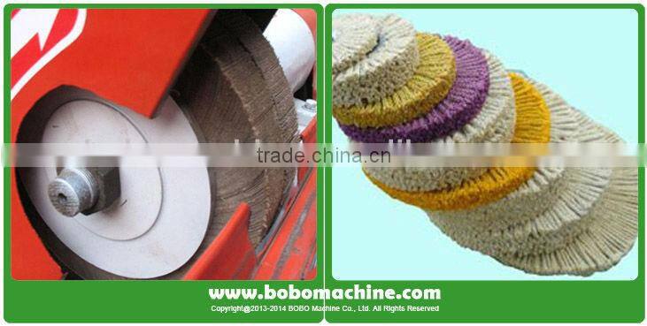 Two heads aluminum polishing machine