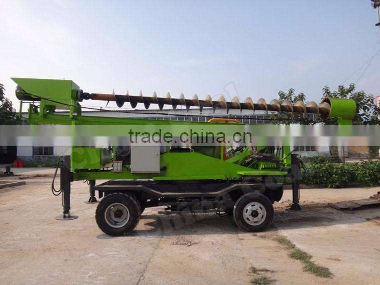 Rotary Bore Pile Drilling Rig / Screw Pile Driver / Hydraulic Pile Driving Machine