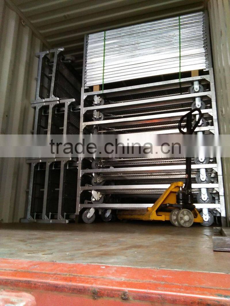 349 plant pot trolley / danish trolley / flower cart