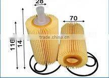 Auto parts for toyota oil filter paper 04152-51010