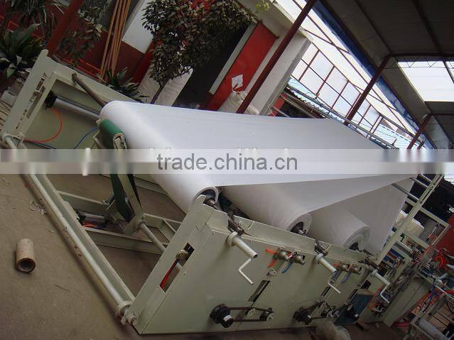 Mini automatic paper napkin making machine,2 color printing napkin machine