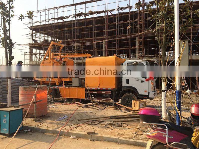 LJBC40 L1 used easy moved truck mounted diesel concrete pump