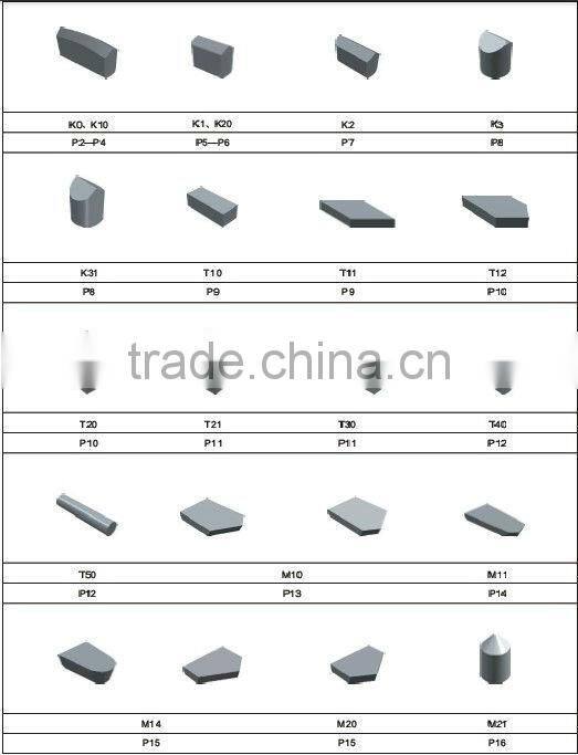 K1 drill insert, for making cross and X-shaped cemented carbide drill bits
