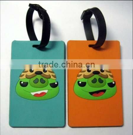 Animal Image Siliocne Luggage Tag