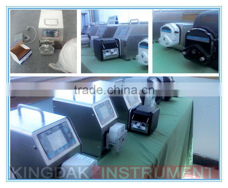 KBT100F/KYZ25 Color LCD displaying, touch screen and keypad,Stainless steel shell,Intelligent dispensing peristaltic pump