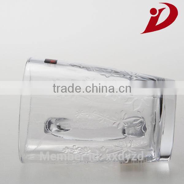 Hot selling custom engraved logo small drink beer glass cup China factory