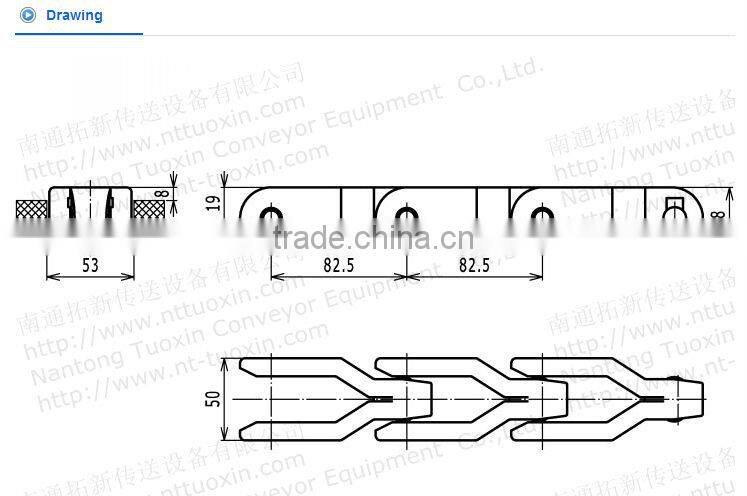 2800-0 case conveyor chains for Processing Lines