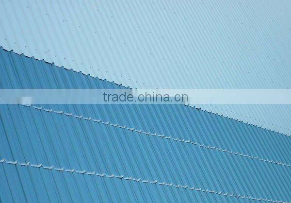 Taiwan Made Opaque Plastic Polycarbonate Corrugated Sheet (Ti-Lite Metallic Green ROMA)