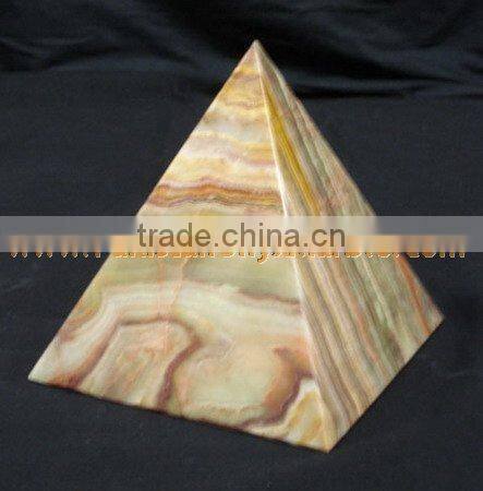 MANUFACTURER AND EXPORTERS CUSTOM DESIGN AND SIZE ONYX PYRAMIDS HANDICRAFTS