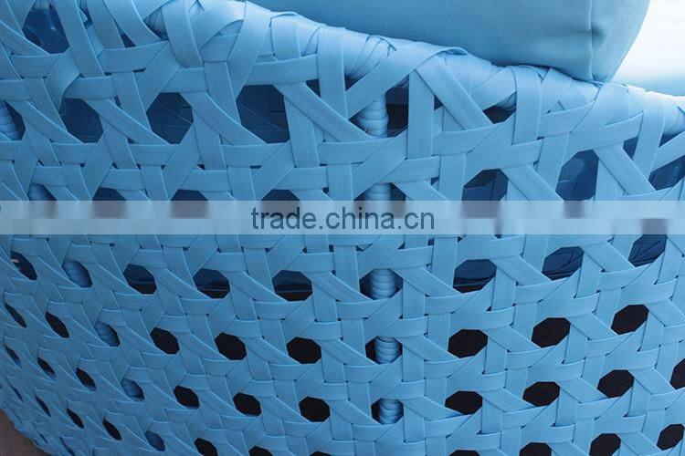 Colorfurl Plastic Rattan Furniture Lying Bed
