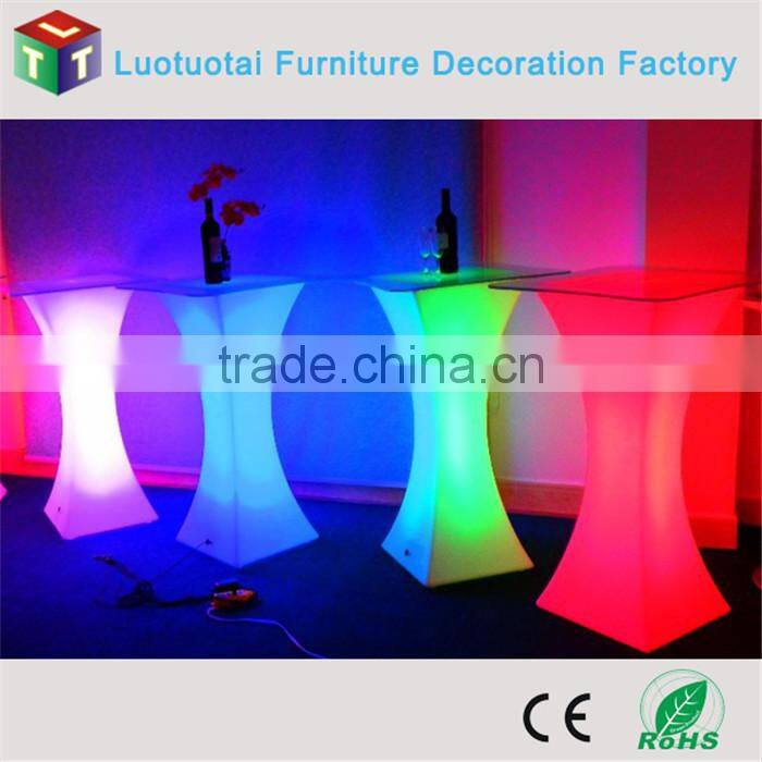 illuminated furniture bar/hotel/club/restaurant mood light led bar sofa