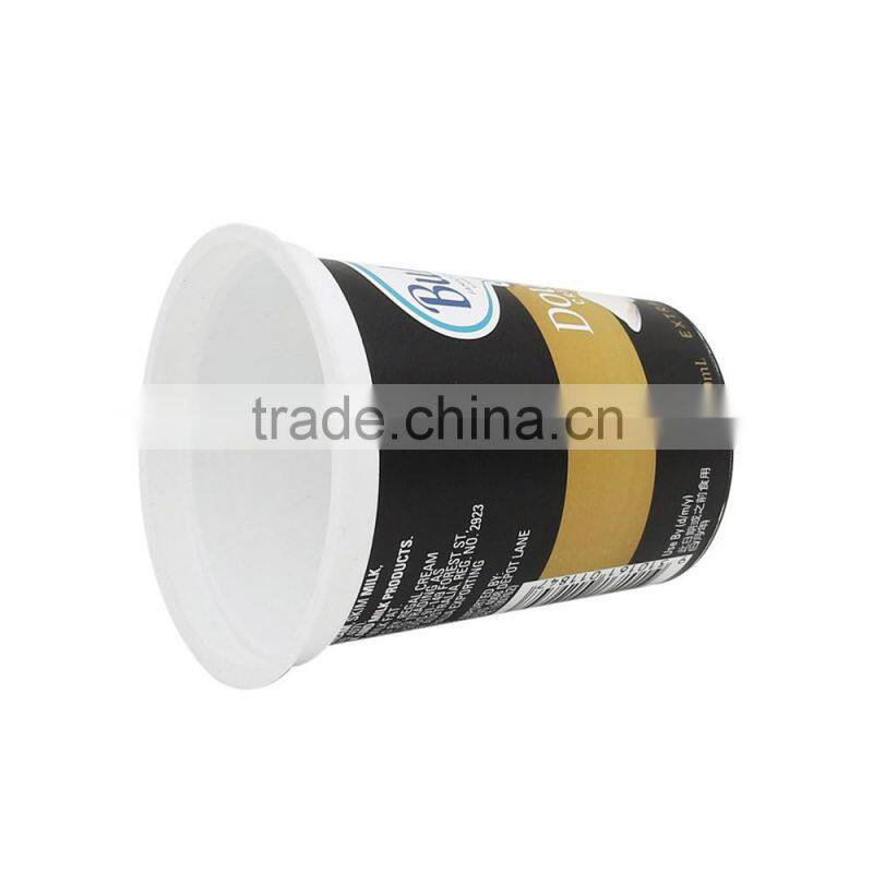 4oz/6oz/12oz IML Coffee Cup with Logo Manufacturers,Round Plastic Coffee Cups Volume Packaging