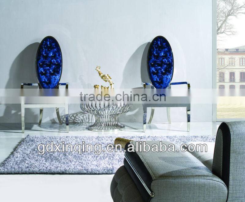 FC27 modern stainless steel chair cafe chair royal chair