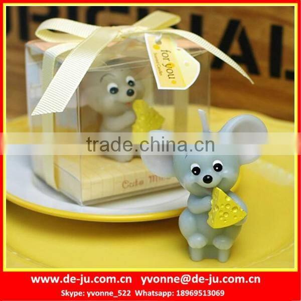 Small Mouse Tom Shaped Candle Wax Animal Figures