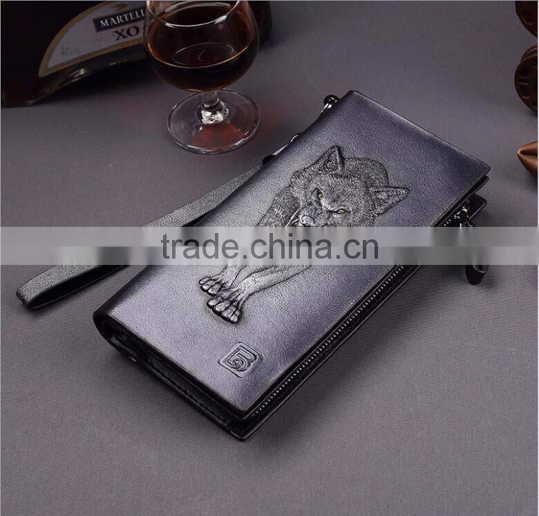 Genuine Leather Wallet, Smart Bluetooth Mobile Control Anti-theft, Anti-lost,Alarm,Multi-functional Business Gift Purse