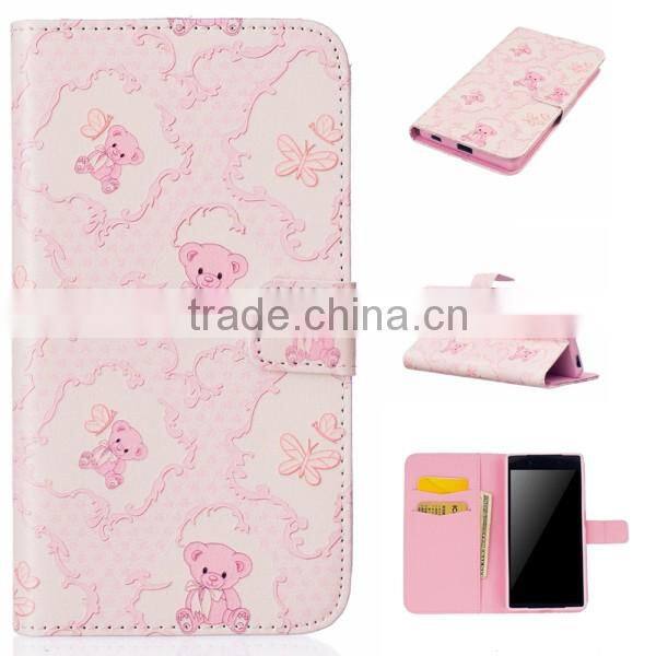 PU leather phone cover IMD phone case for Sony Z5 / mini